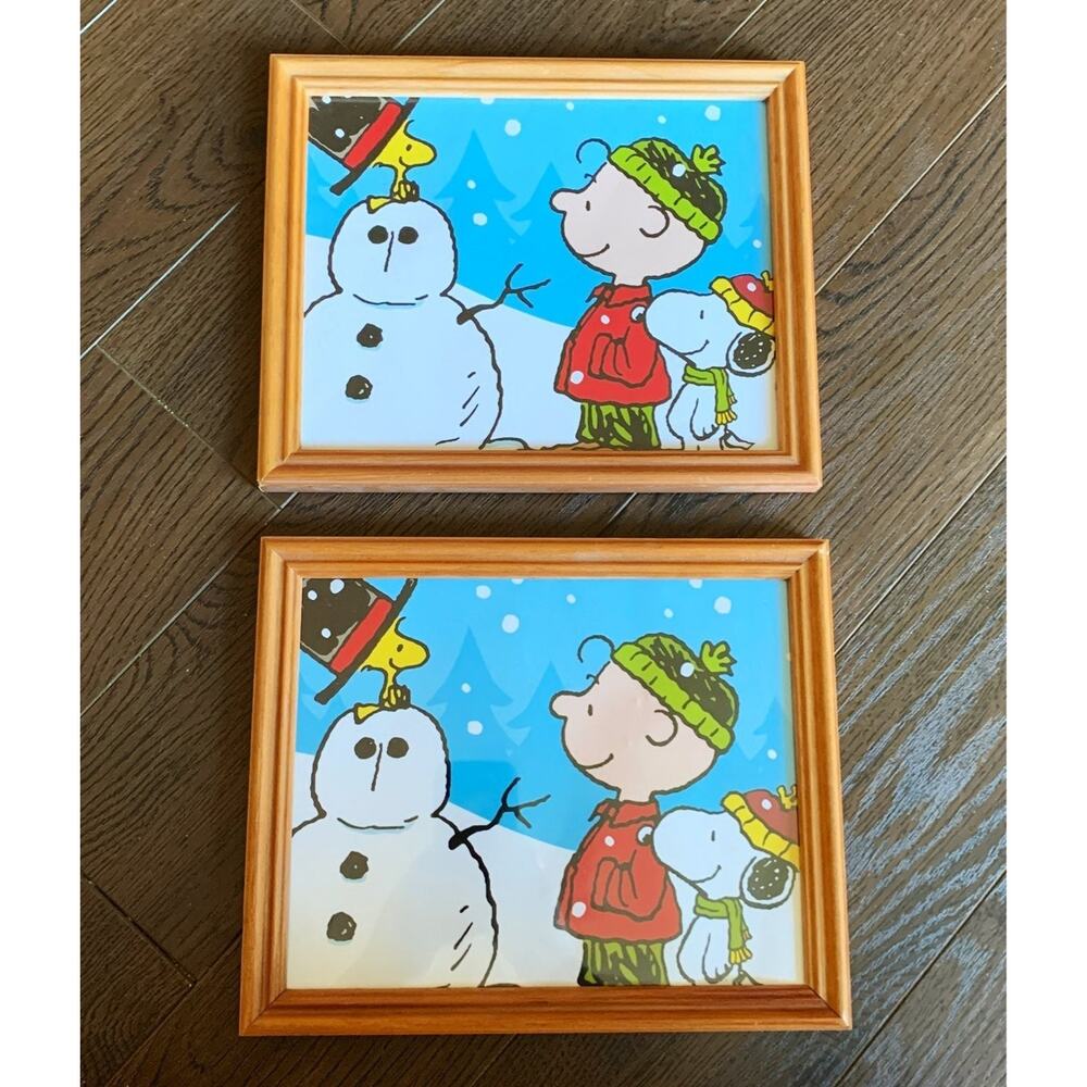 Bundle of 2 snoopy wall arts